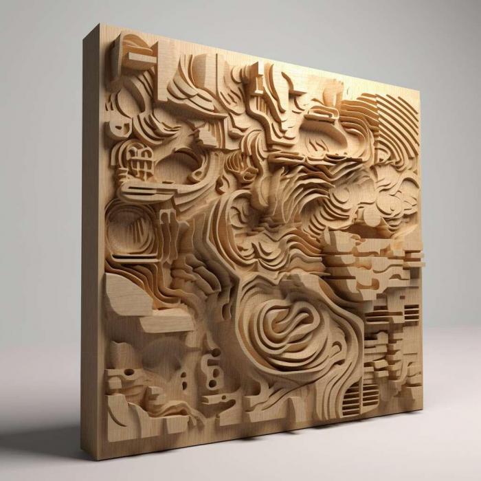 نموذج ثلاثي الأبعاد لآلة CNC 3D Art 